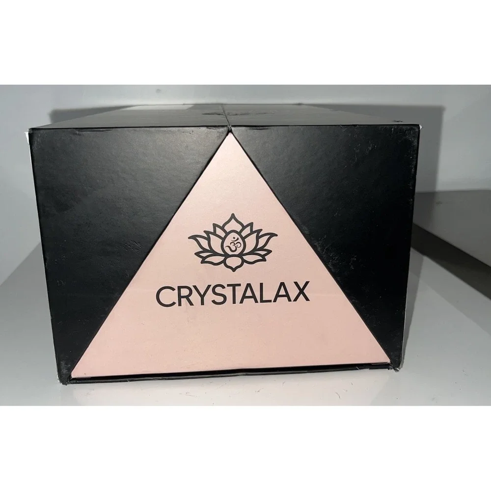 (b34/32)new Crystal Candle Warmer Lamp with Real Rose Quartz ( Oil Not Include)